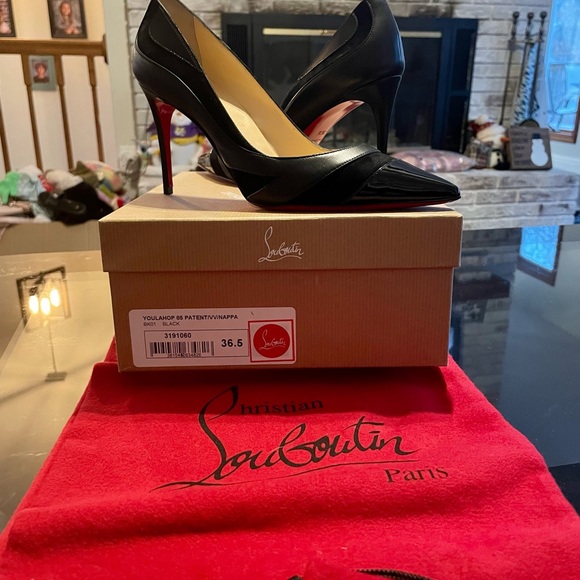 Christian Louboutin Youahops Black size 36.5 (6.5 US) - Picture 3 of 6